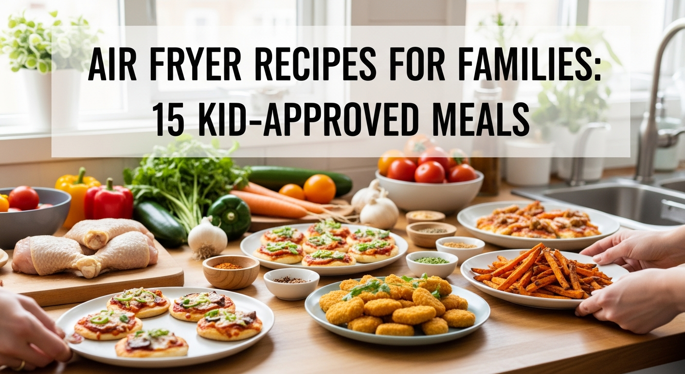 Air Fryer Recipes for Families: 15 Kid-Approved Meals