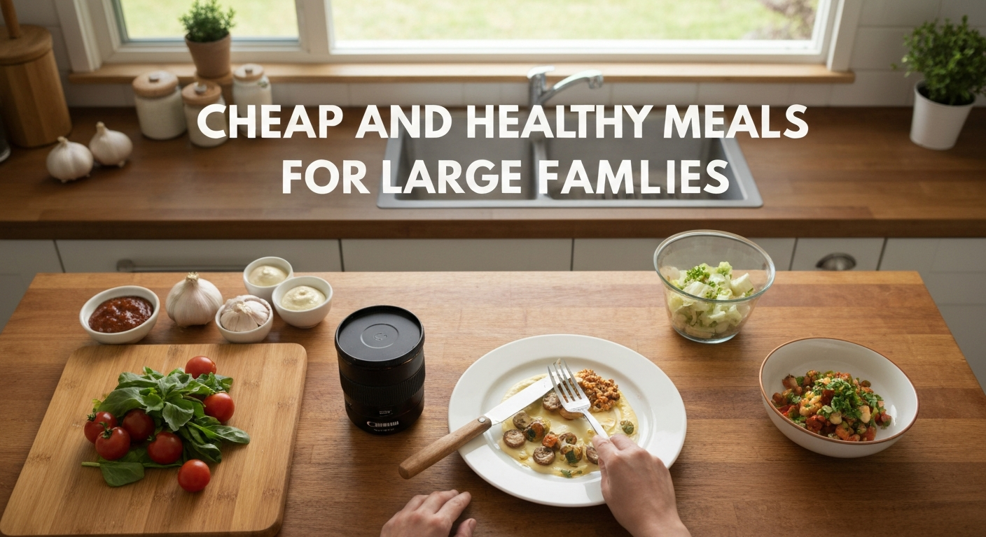Cheap and Healthy Meals for Large Families