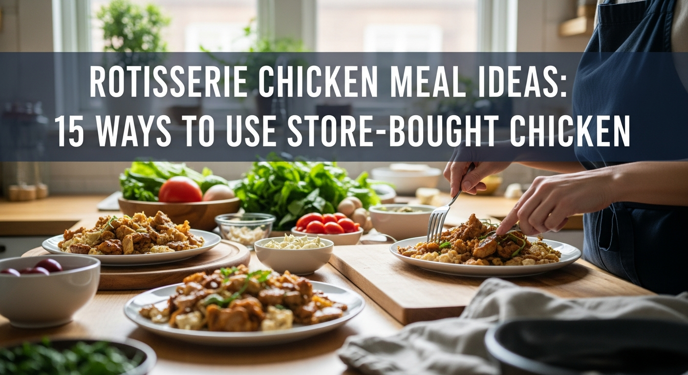 Rotisserie Chicken Meal Ideas: 15 Ways to Use Store-Bought Chicken