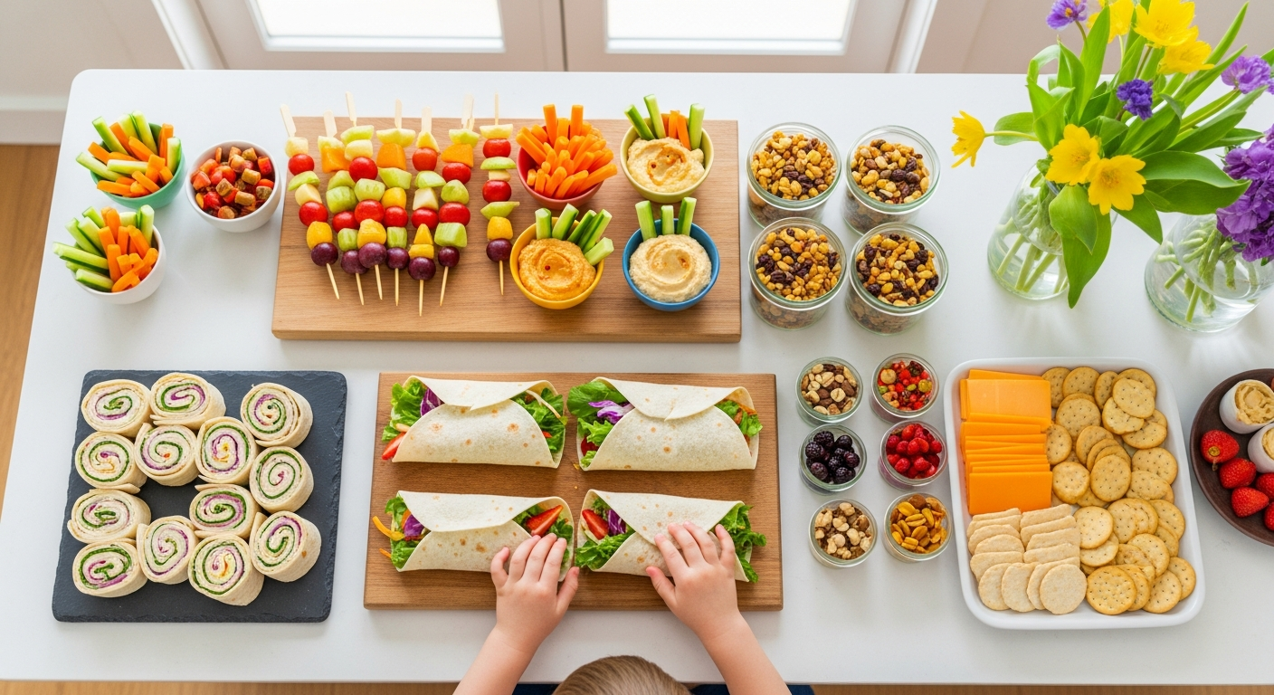 Spring Break Lunches Kids Can Actually Help Make (No Reheating Required)