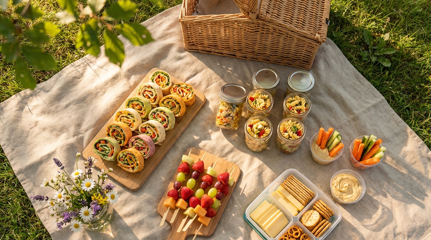 15 No-Fuss Picnic Lunch Ideas Kids Will Actually Eat (No Soggy Sandwiches)