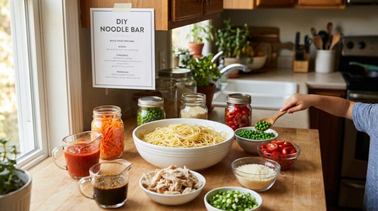 Build-Your-Own Noodle Bar Dinner Kids Can Customize