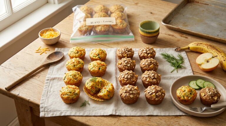 Freezer Muffins for Toddlers: Make-Ahead Savory and Sweet Batches