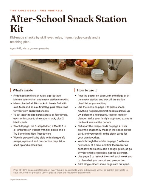 After-School Snack Station Kit preview