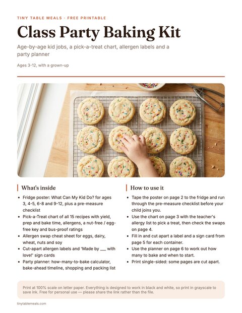 Class Party Baking Kit preview