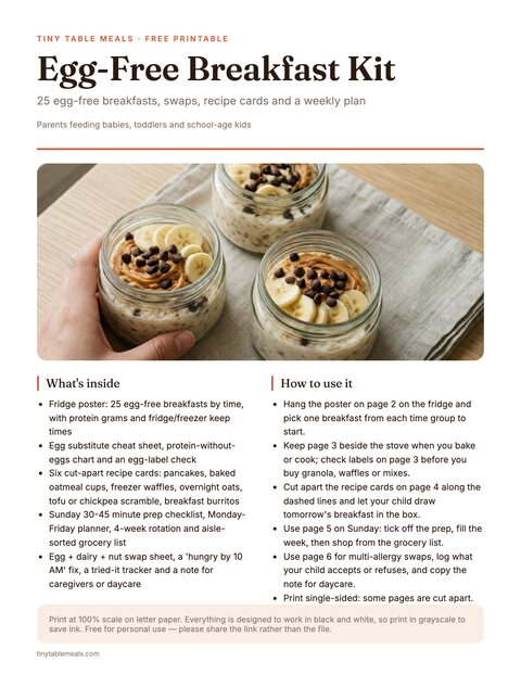 Egg-Free Breakfast Kit preview