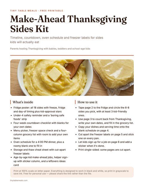 Make-Ahead Thanksgiving Sides Kit preview